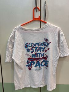 White Graphic Print T-Shirt