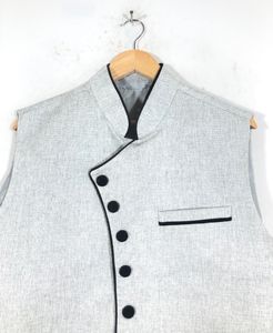 Ligth Grey Waist Coat(Men’s)