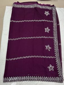 Elegant Purple Saree