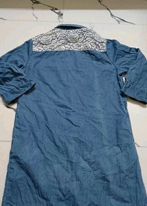 Denim Short Kurti