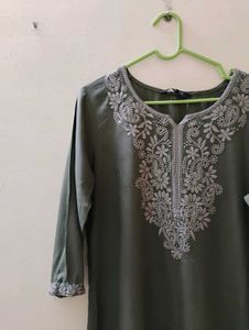 Olive Soch Kurta