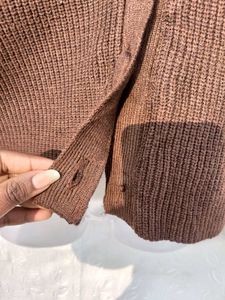 Premium Brown Knit Cardigan 🤎
