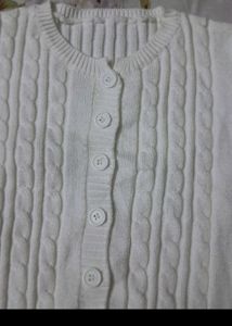White Woolen Top
