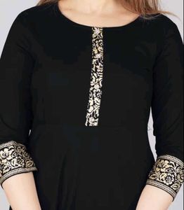 Elegant Black Kurta