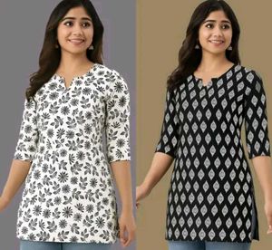 Floral Print Tunic Top