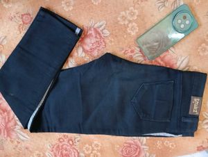 Black Strip Jeans