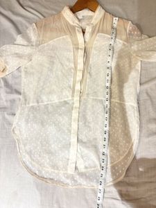 Elegant ELVI Cream Shirt