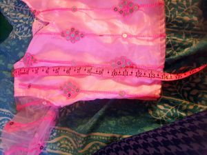 9 years girl Pink Embellished Choli