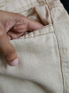 Office White Cargo Pant