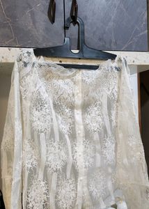 White Sheer Top