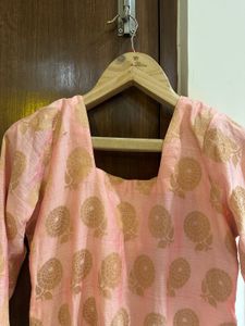 Pink & Gold Kurta