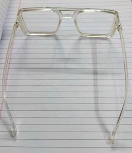 Glasses With Medium Golden Shade And Mix White