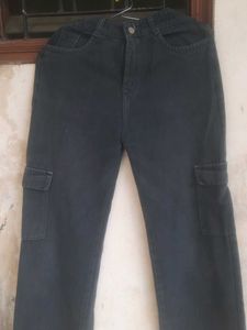 Grey Baggy Cargo