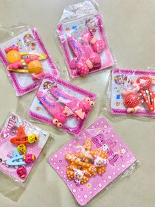 Set Of 6 Hairclips| Hairpin| Tic Tac Pin