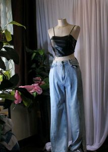 Sleek Black Crop Top