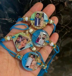 Resin Photo Rakhi