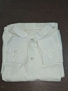 Classic White Men's Shirt