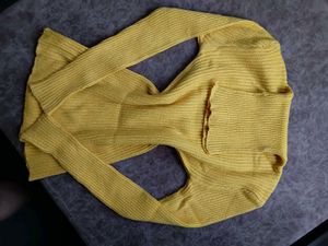 Yellow Turtle Neck For Women 💛