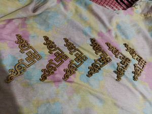 Wooden Cut Out For Decorations - 6nos