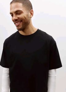 Unisex Oversized Black Tee 240GSM