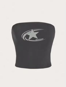 SHEIN Graphic Tube Top