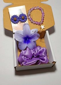 Purple Hair Accessory Hamper