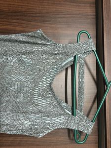Silver Patterned Dress