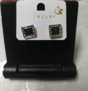 Square Stud Earrings