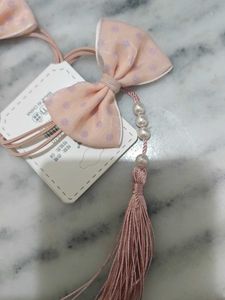 Pink Sequin Hair Bow