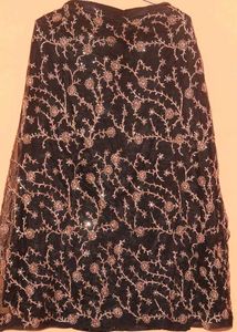 Black Designer Lehenga
