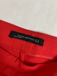 Red Zara Skort waist 32
