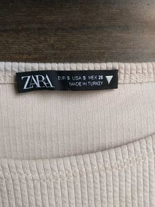 Zara Ribbed Long Sleeve Top