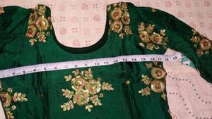 Pure Silk Kurta. Sippi Sitara Work