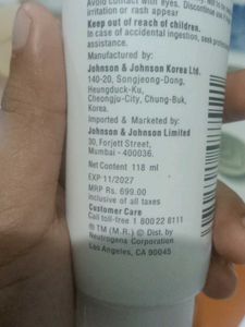 Neutrogena Ultra Sheer Sunscreen