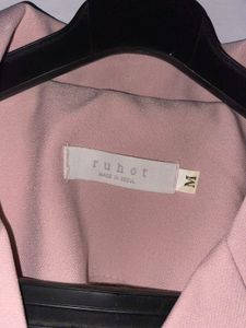 Blush Pink Blazer Dress