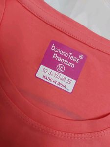 Brand New Unisex Peach Baggy Funky Tshirt 👕