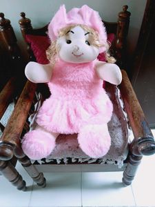 Cute Pink Plush Doll