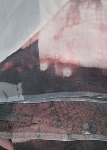 Abstract Pink &amp; Gray Fabric