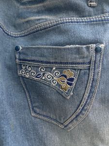 Light Wash Denim Jeans