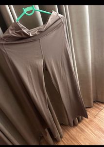 Brown Flared Yoga Pants