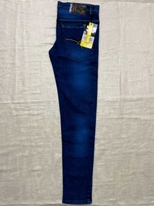 Dark Blue Jeans Slim Fit Denim Pants