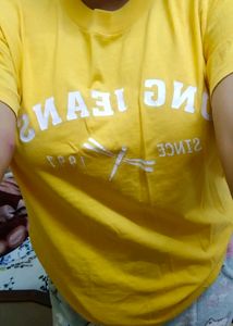 YELLOW OVERSIZED TSHIRT