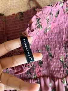 Pink &amp; Green Crop Top