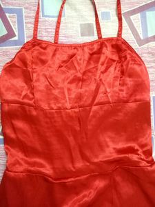 🎊Price Drop 🎉🎉Satin Red Dress