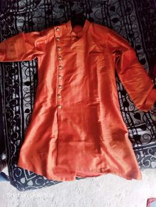 Men&#39;s Ethnic Wear Kurta(Orange)