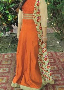Elegant Orange gown