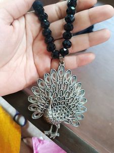 💫Peacock Oxidize Pendant Necklac💫🦚