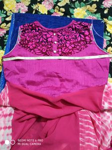 Sleeveless Partywear Dress With Inner