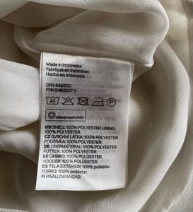 H&amp;M Ivory Sleeveless Top – Size 38