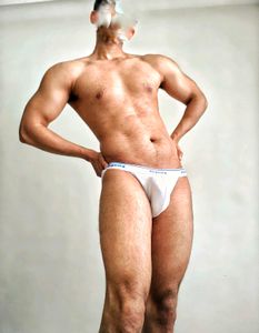 White Jockstrap For Gym Men